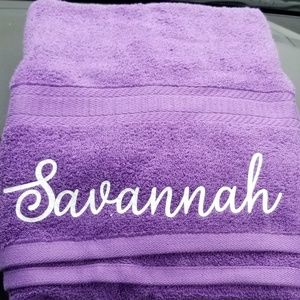 Monogrammed Beach Towel